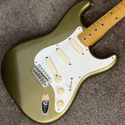 ギター Fender japan st54 1989 Fender Japan◇ST54-500/BLK/1989〜1990/プラスティックパーツ黄