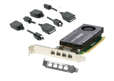 Dell Quadro K1200 4GB 4 mDP Quad Monitor Support 900-5G200-0100-000 05Y5J0