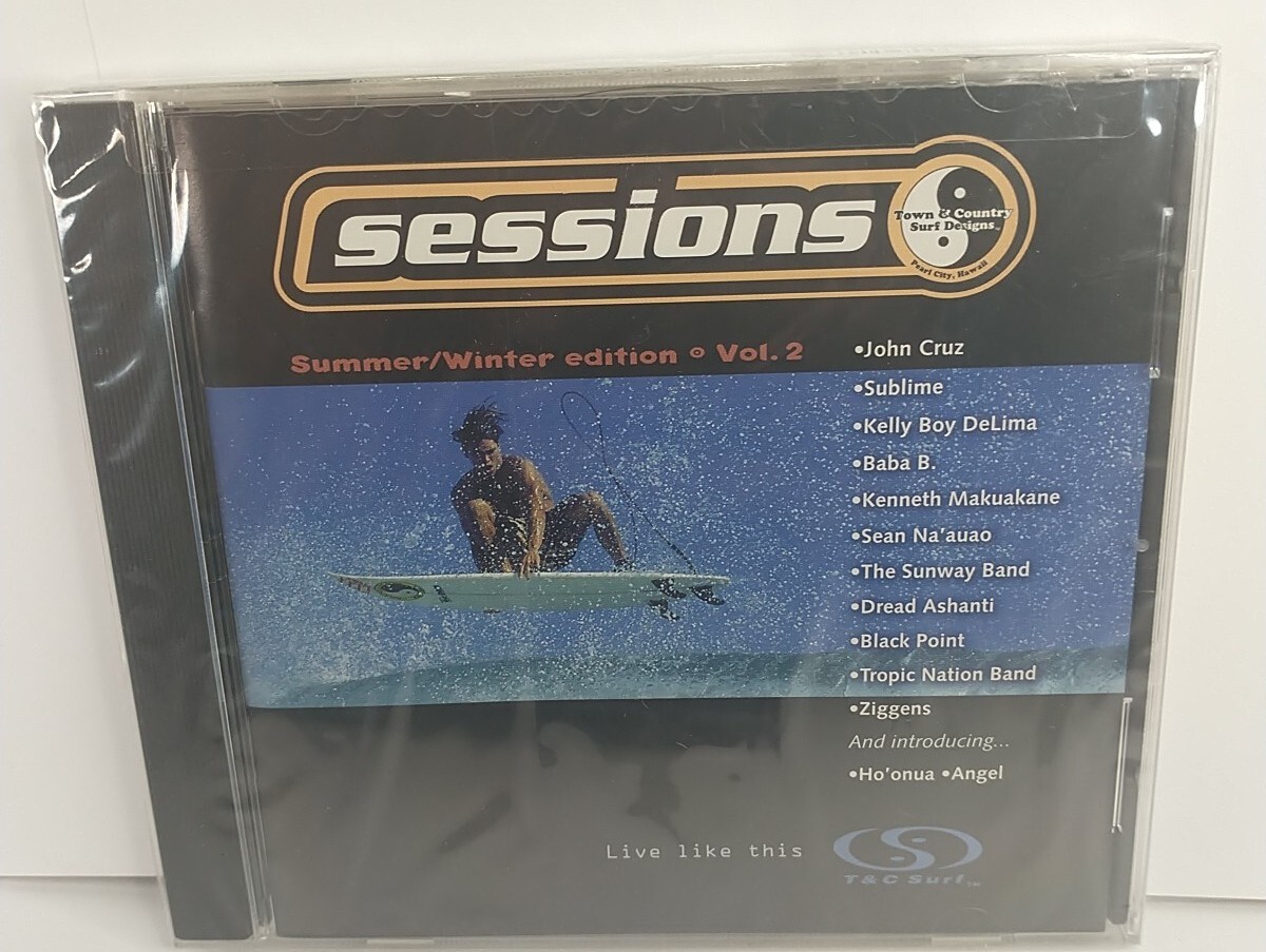 SESSIONS Summer/Winter Vol 1 & 2 CD LOT 1996 T&C Surf Designs OOP