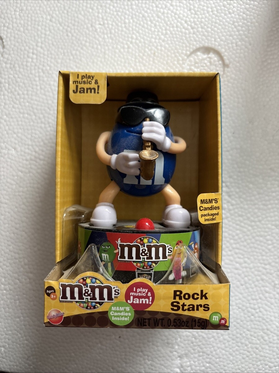 M&M Rock Stars Saxophone & Yellow Drummer Player In Package
