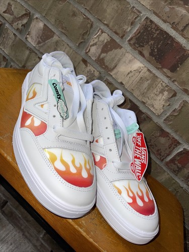 Vans Lowland CC (Flame) White Red 