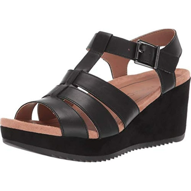 Vionic Vero Wedge Sandals - Leather (For Women) | Leather wedge sandals, Wedge sandals, Leather 