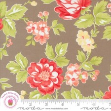 Moda JELLY JAM 20490 20 Brown Taupe Floral FIG TREE Quilt Fabric