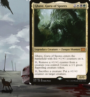 Ghave, Guru of Spores Commander Deck Saproling EDH MTG Magic Ready