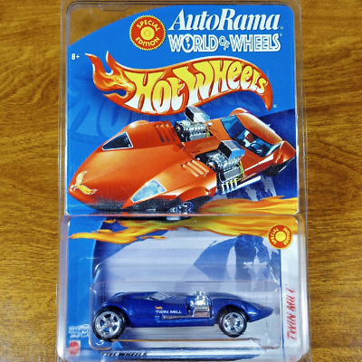 Hot Wheels Twin Mill Auto rama 2004 赤白青 Hot Wheels Special Edition AutoRama World of Wheels Twin Mill Blue