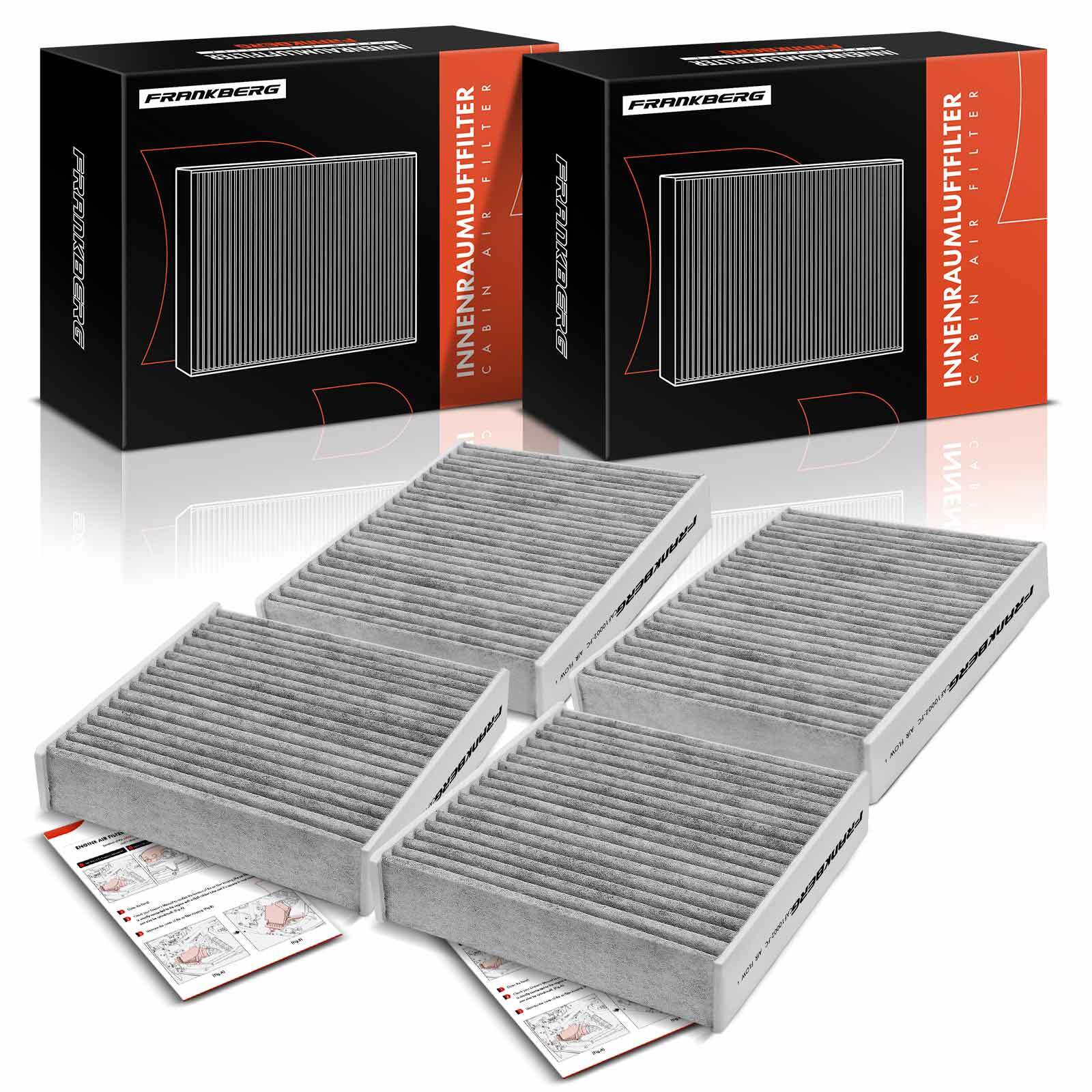 FRANKBERG 2x Cabin Air Filter for Citroen C3 II SC III 2009-2016 DS3 2009-2015