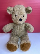 Vintage Princess Soft Toy Teddy Bear Brown Plush 18.5