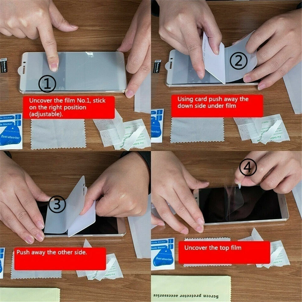 Hydrogel Screen Protector Full Coverage For Samsung Note20 S10 S9 S8 Note10 S21+ - Image 4 of 4