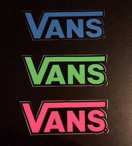 vans logo colorful
