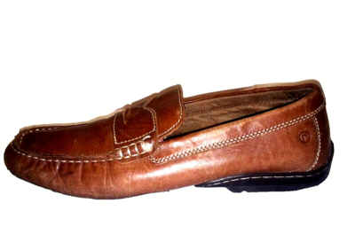Rockport Mens Classic Comfort Brown Leather Penny Loafers Padded Sz.‎ 10 Men main image 3