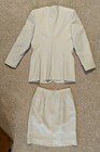 Le Suit Women's Ivory Skirt Suit (Size 8) — photo 3