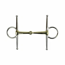 AK Full Cheek Snaffle Bit in German Silver