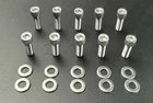 SBC Timing Chain Cover Bolts Chevy  283 327 350 383 400 V8 Allen Socket Head