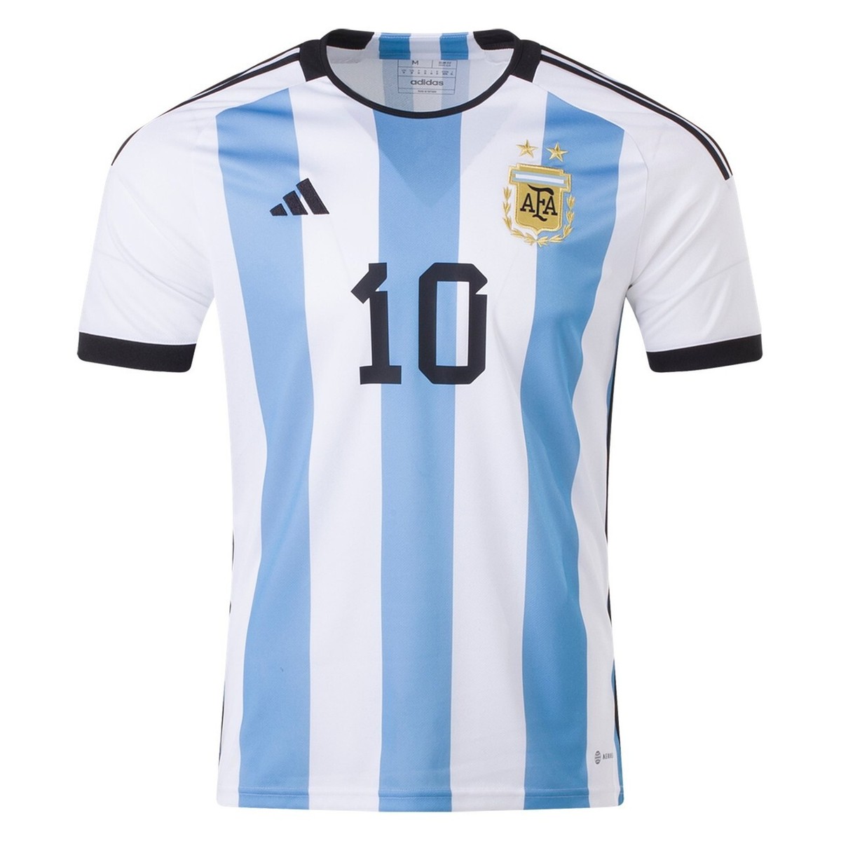 NEW 2022 adidas Authentic Argentina Lionel Messi Home Jersey Size