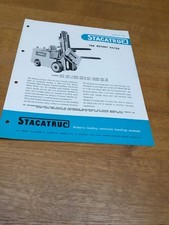 Stacatruc Rotary Tiler -  Rare Old Sales Brochure From 1950?s