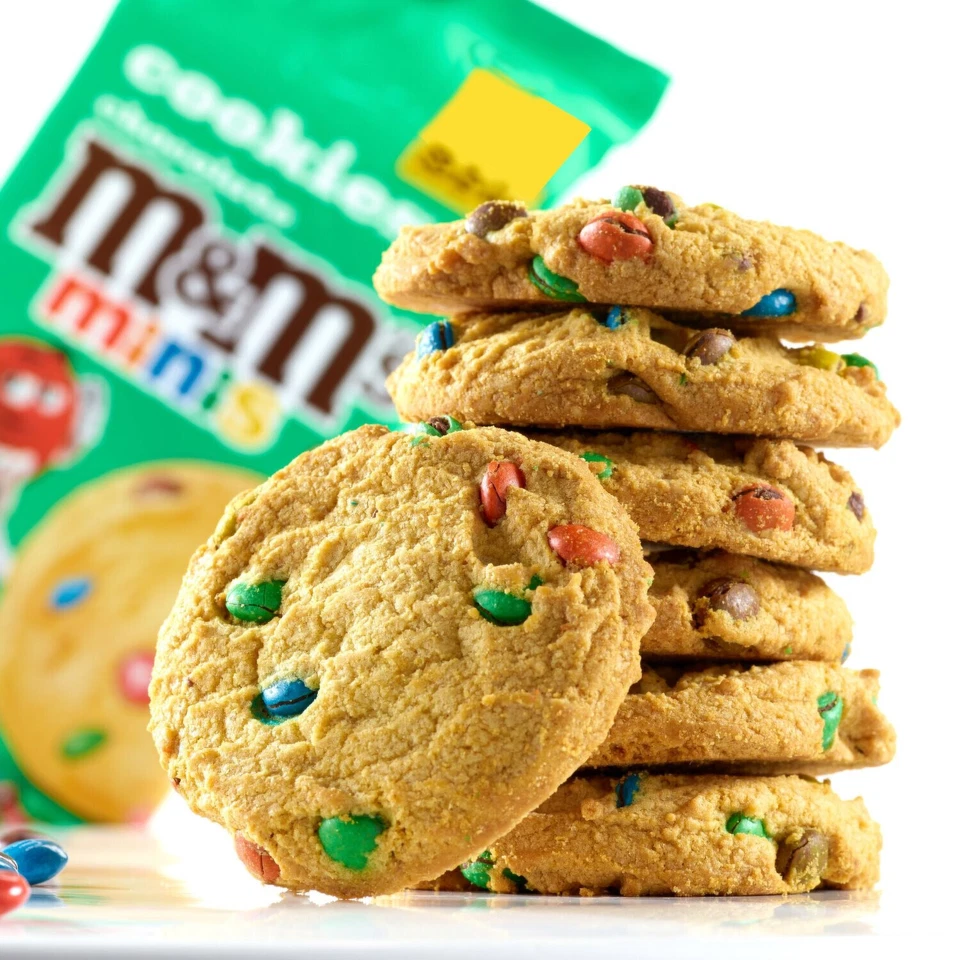 4 M&M's Minis Chocolate Cookies Sweets Party Snacks 180g 6.35oz - Image 3 of 4