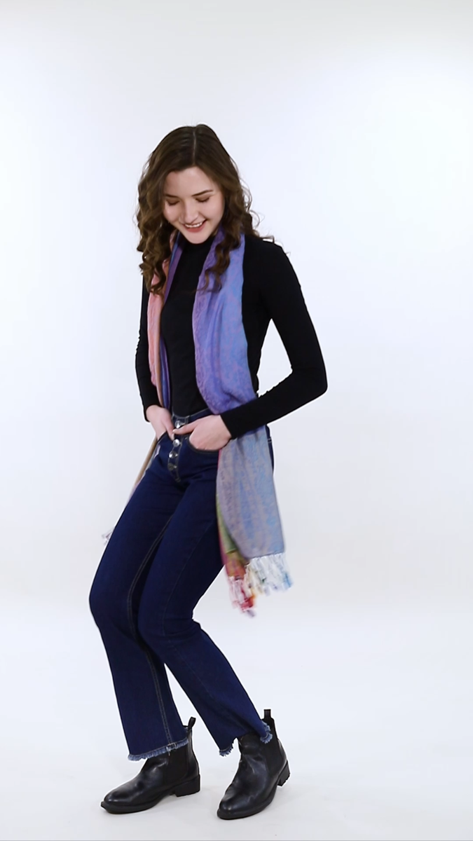 【COLOR iN ID】Paisley scarf set denim Etro Tosca Paisley Scarf | Saks Fifth Avenue
