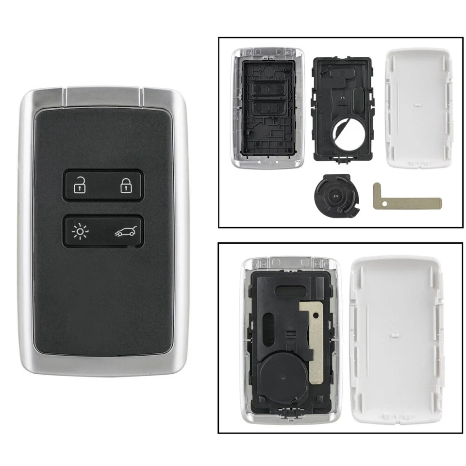 4 Button Key Shell Cover Remote Fob For Renault Koleos Kadjar Megane Talisman - image 2 of 4