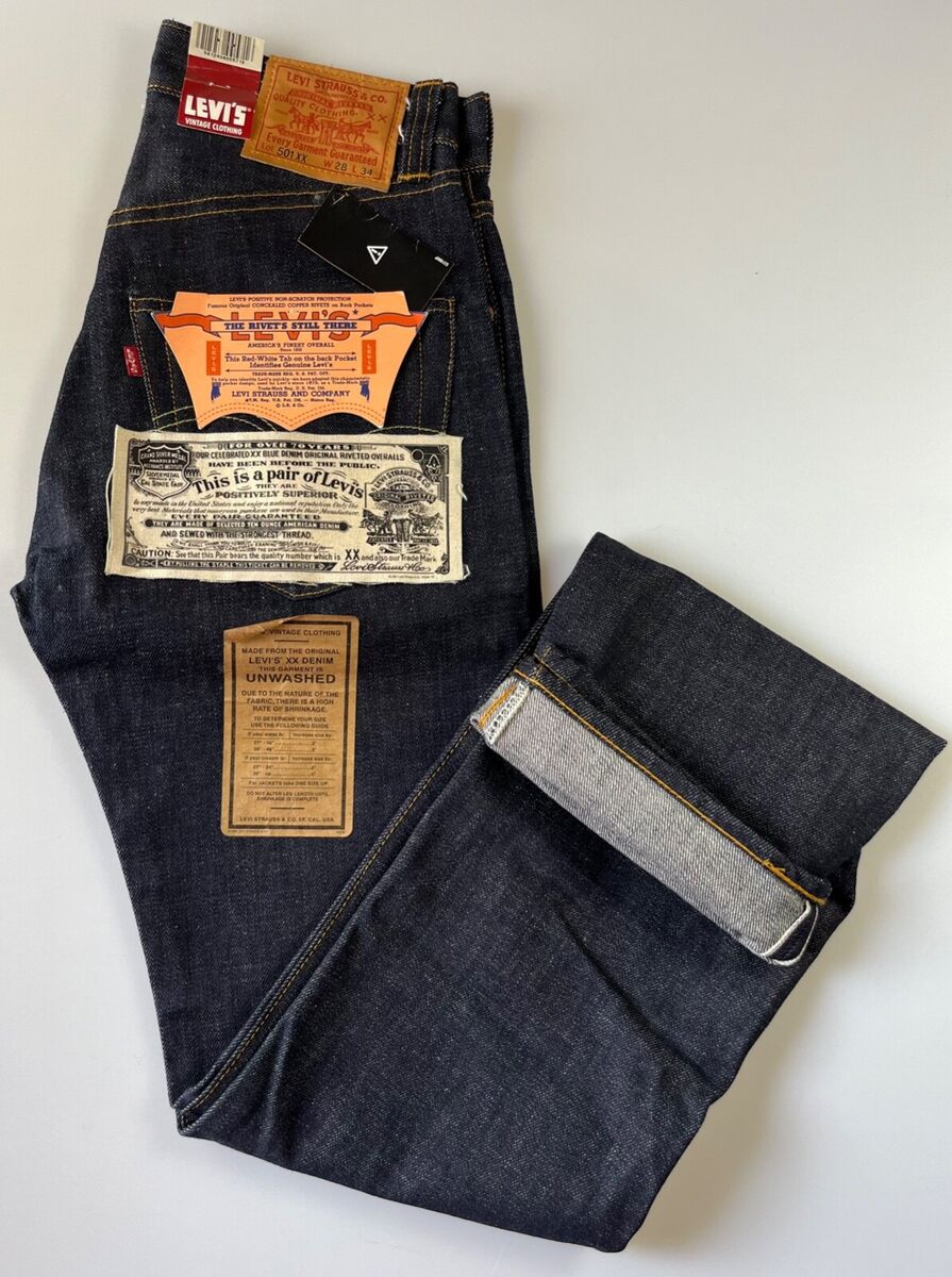 Vintage 90s Levi's LVC 1947 501xx Made in USA R button Vintage 90s Levi's LVC 1947 501xx Made in USA R button