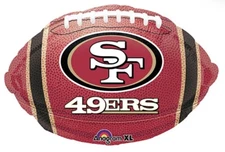 Anagram 29609 San Francisco 49er Football Shaped Balloon Foil NEW! FREE SHIPPING