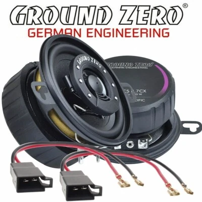 MARKENLOS Ground Zero 8,7cm Lautsprecher für VW Golf II Armaturenbrett 1983-1992