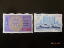 TIMBRE FRANCE 1993 NEUF YT 2811/2812 MUSEUM D HISTOIRENATURELLE/CONGRES DE LILLE