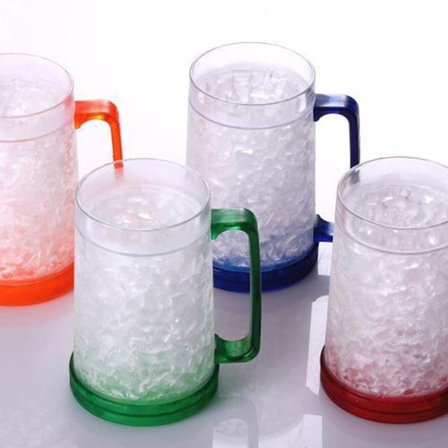 Drinking Glasses Freezer Ice Beer Mugs Mug Reusable Double Wall Glasses Dropship - Bild 6 von 21
