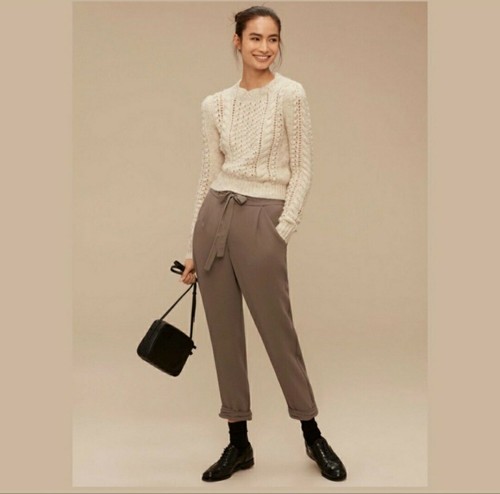 Aritzia Wilfred Allant Pant Tie Waist 