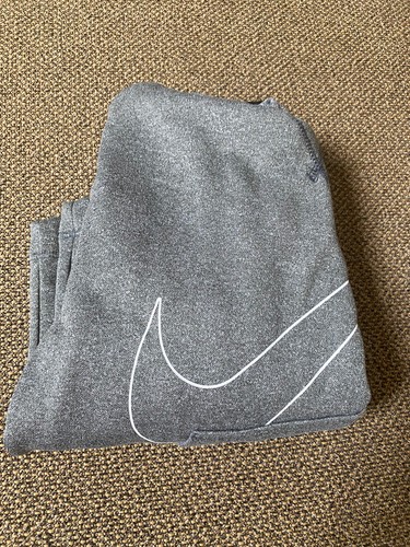 NIKE Girls Hoodie Youth Gray Black Long Sleeve Top M - Picture 6 of 6