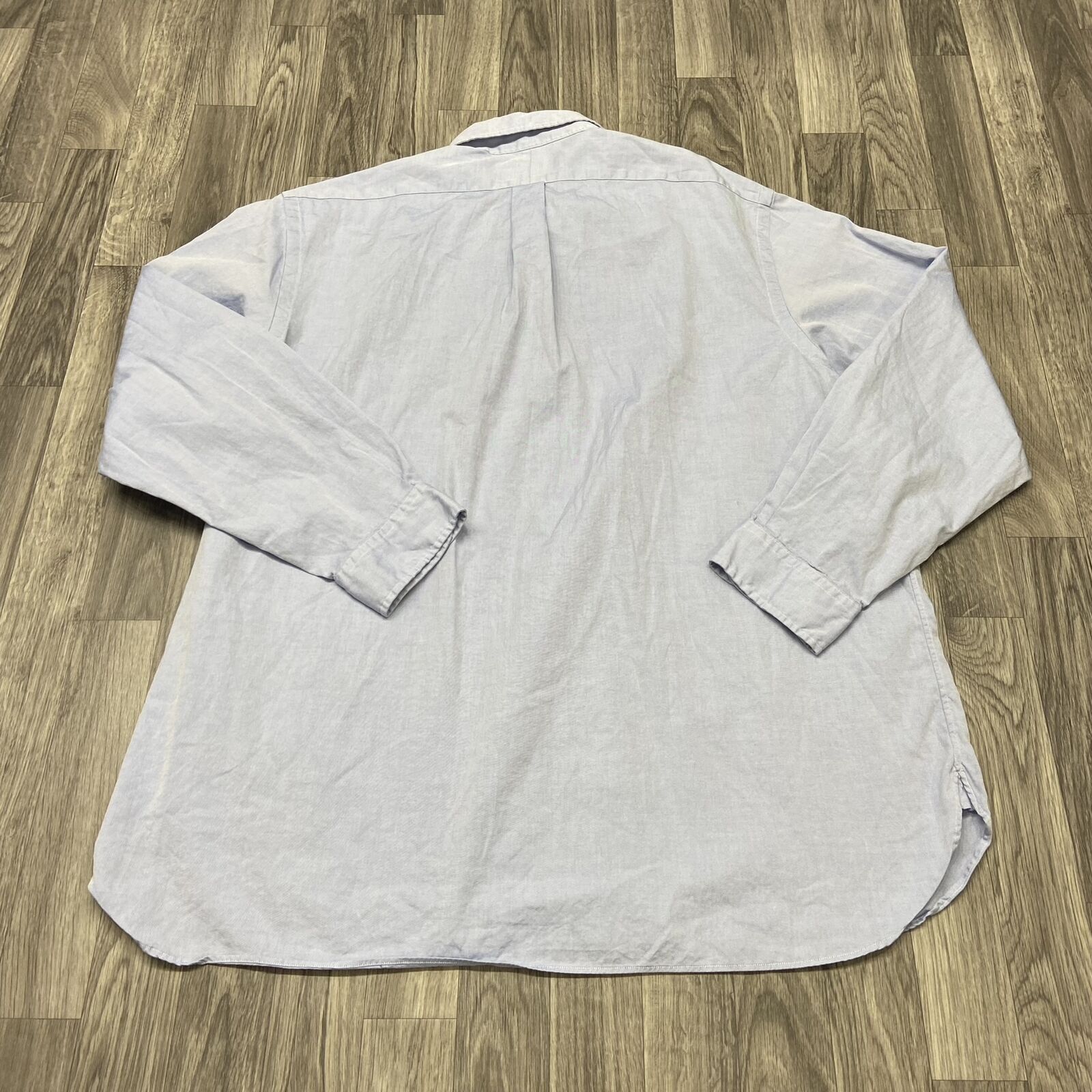 RALPH LAUREN Button Down Collared Blue Dress Shir… - image 3