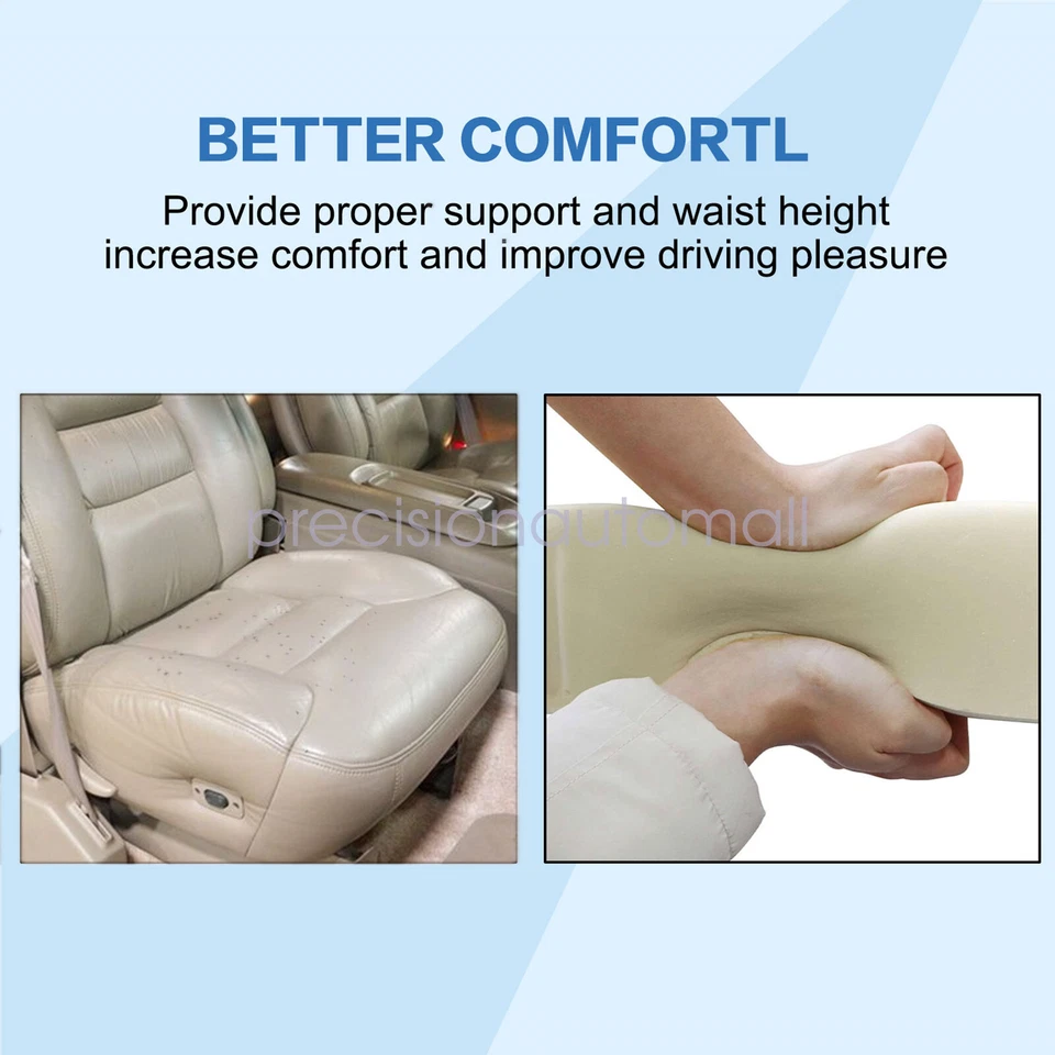 For 1995 1996-1999 Chevrolet C/K1500 Driver Bottom Seat Cover Tan & Foam Cushion Foto 3 de 4