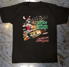 The Brian Setzer Orchestra Christmas Comes Alive Unisex Cotton T-Shirt MC319