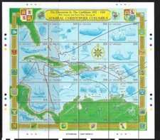 St. Vincent SC # 1233a-f Discovery Of The New World 500th Anniversary . MNH