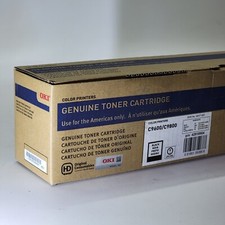 Genuine OKI C9600 C9800 Toner Cartridge Black 42918904 New