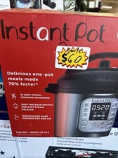 Instant Pot 112-0170-01 - 6Qt Duo Pressure Cooker - Silver