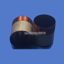 2pcs 49.5mm 8ohm BASV Bass Voice Coil Woofer Speaker Sound Drive Repair 4-Layer