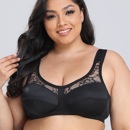 Wireless Women Bras Lace Brassiere Unpads Bralette Ma'am Sexy Lingerie AABCDEFGH - Picture 10 of 11