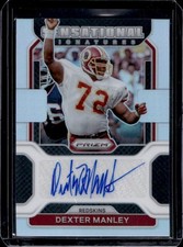 2021 Panini Prizm Dexter Manley Sensational Signatures Silver Auto #/99 Redskins