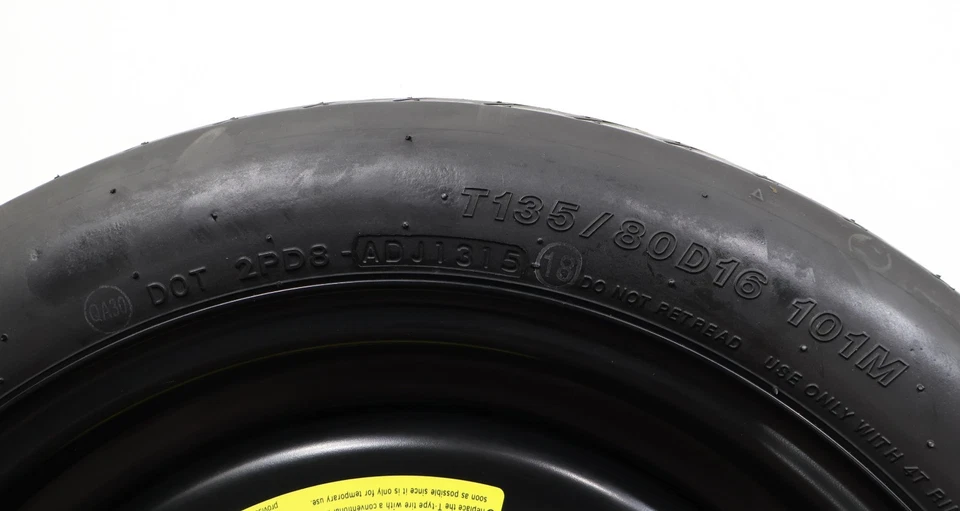 2013 - 2023 SCION FR-S 86 BRZ SPARE WHEEL YOKOHAMA 16" T135/80 D16 101M OEM - Image 4 of 4