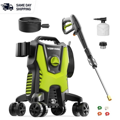 #ad Lightweight 3500 PSI Pressure Washer with 4 Nozzles for Efficient Cleaning Power $144.99