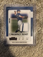 2021 Panini Contenders - Prospect Ticket Jersey Pete Crow-Armstrong #PTJ-PA 
