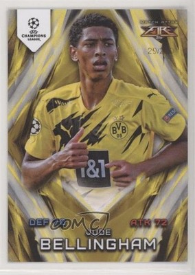 2020-21 Topps Match Attax 101 Fire 29/250 Jude Bellingham Rookie RC s6t