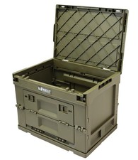 Kombat UK Military Folding Storage Box Green Compact Stackable Convenient NEW UK
