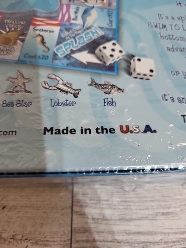 Ocean-Opoly Monopoly Board Game New Sealed Traditional Or 1 Hour Play Made In US - Picture 6 of 6