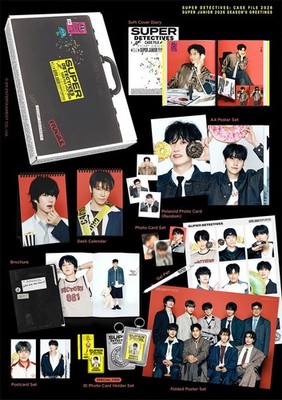 SUPER JUNIOR 2026 SEASON S GREETINGS SUPER DETECTIVES CASE FILE SET+GIFT+POB