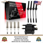 Ignition Coil & Spark Plugs & Wires for Chrysler PT Cruiser 2001-2010 L4 2.4L