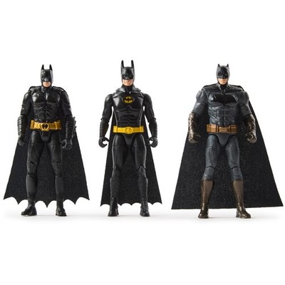 DC Batman 85th Anniversary - 3 Batman-actiefiguren van 10 cm - Batman Returns, T