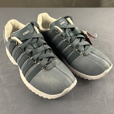 K-SWISS Classic VN Leather Low White/Baby Blue - Women  s 9.5 28621/K26 NWT