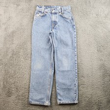 Levi's 550 Jeans Kids Boys 10 Regular Relaxed Fit Tapered Leg Blue Denim VTG 90s
