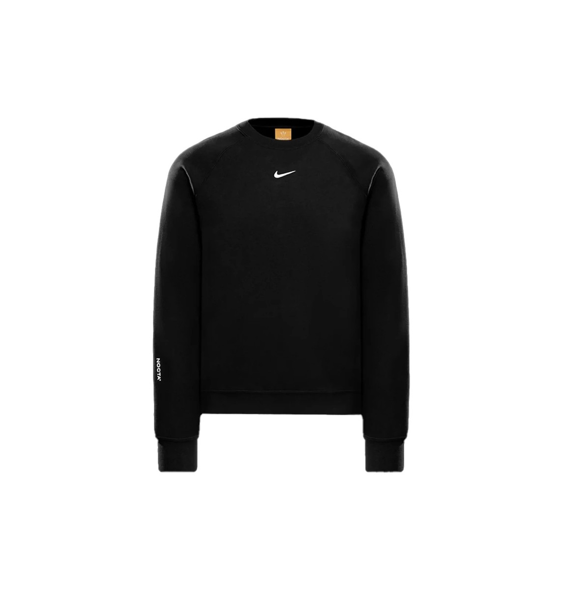 NIKE NOCTA FLEECE CS CREW SWEATSHIRT BLACK FN8160-010 SIZE MEDIUM